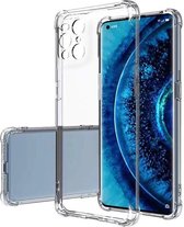 Oppo Find X3 Lite Hoesje Transparant anti shock Siliconen case - Oppo Reno 5K 5G Siliconen hoesje Shockproof Case