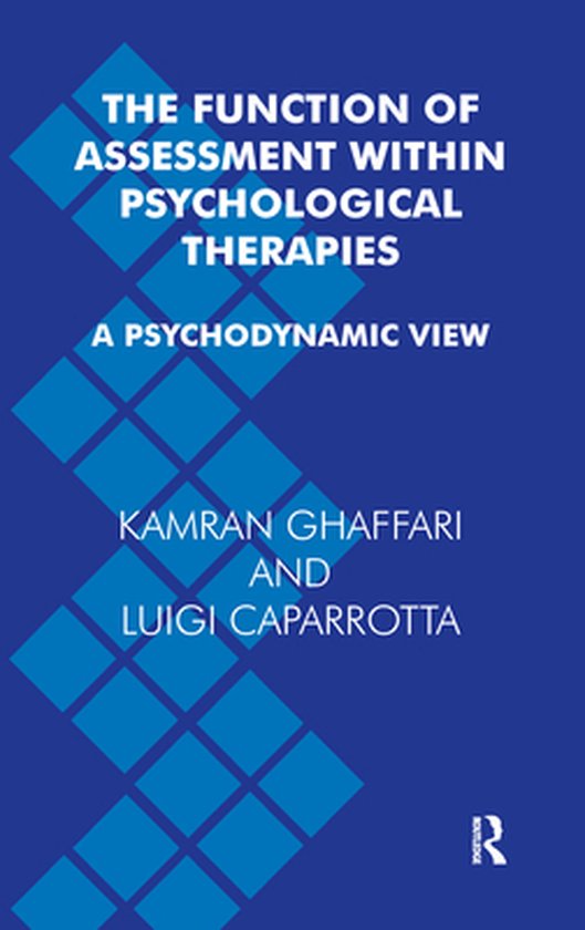 The Function of Assessment Within Psychological Therapies - cover