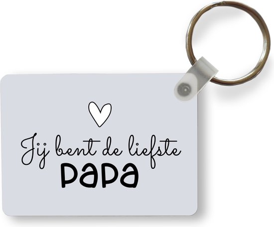 Porte-clés - Papa - Vaderdag - Sorts - Plastique - Cadeau Saint Valentin