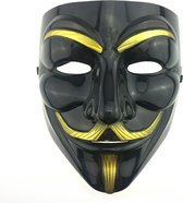 Anonymous Masker · V for Vendetta Masker · Halloween Masker · Zwart · Wit · La Casa de Papel · Guy Fawkes · Carnaval · Bivakmuts