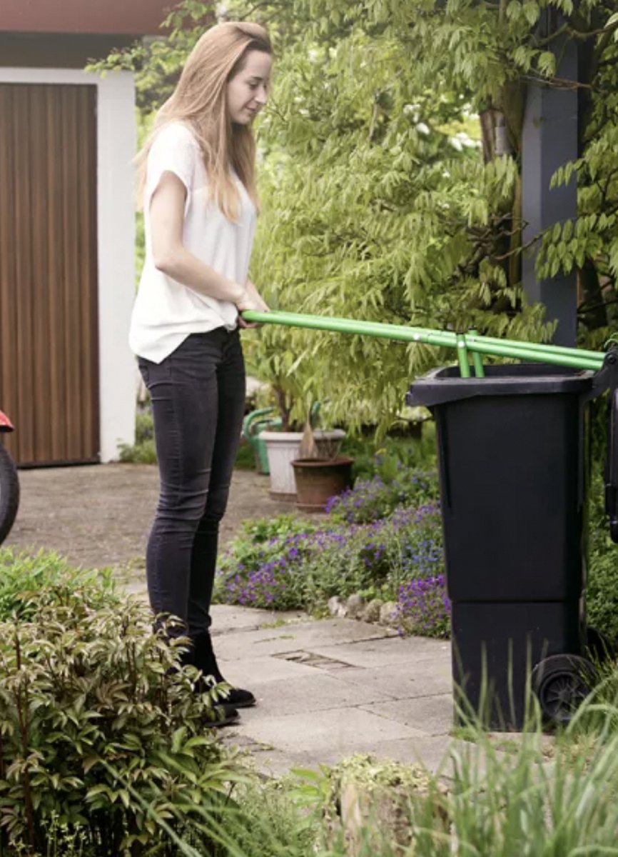 Tasseur de poubelle - Compacteur de poubelle - Réduction déchets 1000L