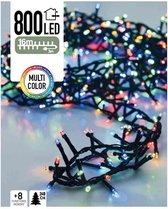 Micro Cluster Kerstverlichting 800 LED's 16m Multicolor - Lichtsnoer Kerst - It's All About Christmas™