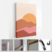 Collectie abstracte landschapsposters - Modern Art Canvas - Verticaal - 1768772192