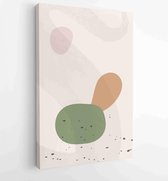 Abstracte kunst natuur achtergrond vector. Modern shape line art behang 2 - Moderne schilderijen – Verticaal – 1934300813 - 80*60 Vertical