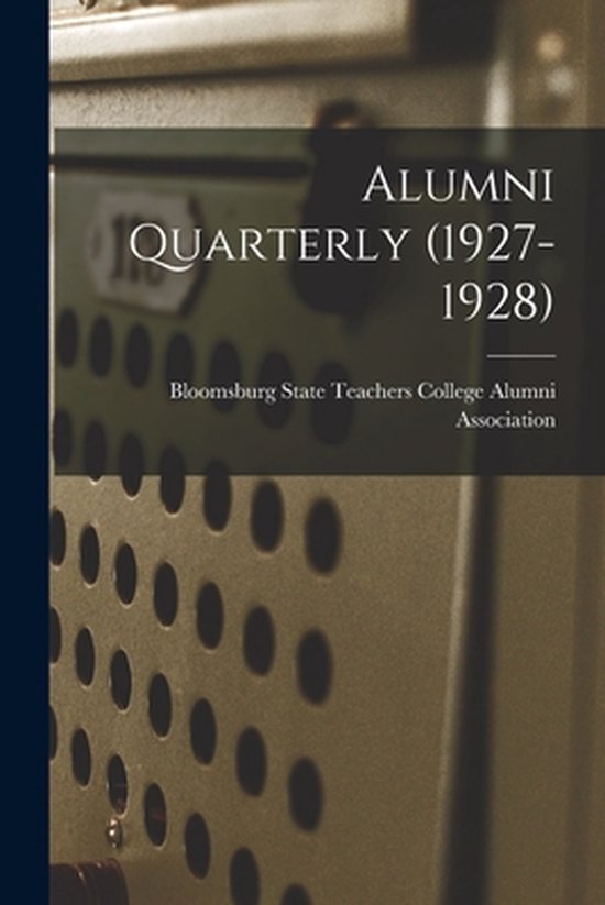 Alumni Quarterly (1927-1928) - cover