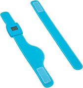 DrPhone JRL-003 LCD Bluetooth thermometer – Armband voor baby / kind – Veilig - Monitoren Via smartphone app – Blauw