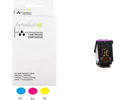 Improducts Improducts® Inkt cartridges - Alternatief HP 305 / 305 XL - 305XL 305XL 3YM63AE Kleur - Print meer dan 2x zoveel als de originele HP XL cartridges