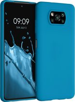 kwmobile telefoonhoesje voor Xiaomi Poco X3 NFC / Poco X3 Pro - Hoesje voor smartphone - Back cover in Caribisch blauw