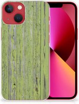 Cover Case Geschikt voor iPhone13 Smartphone hoesje Green Wood