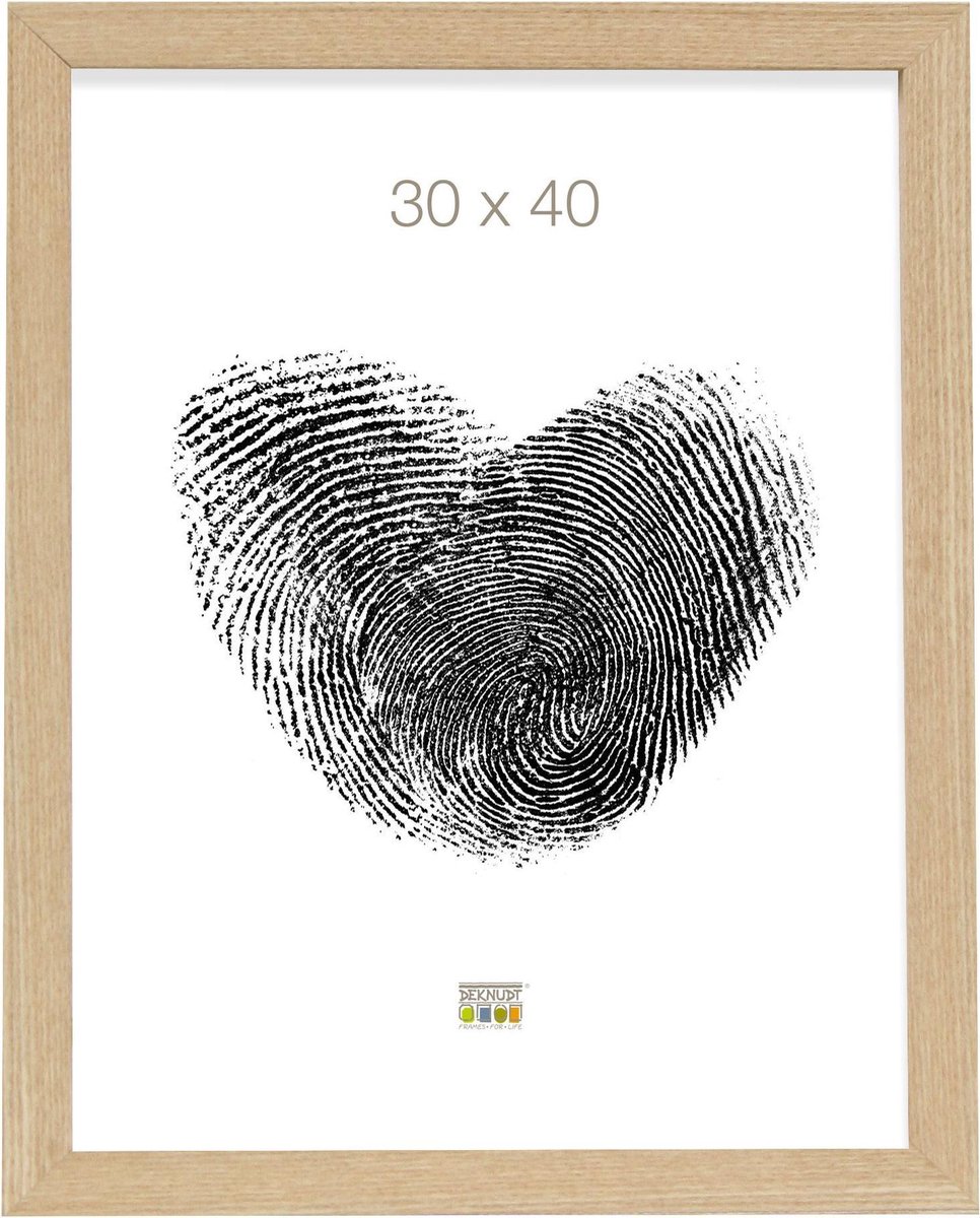 Deknudt Frames Fotolijst - Naturel - S44CH1 - Voor foto: 30x40 cm
