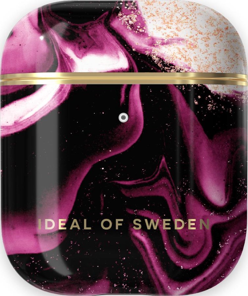 Ideal of Sweden AirPods Case Print 1st & 2nd Generation Golden Ruby Marble