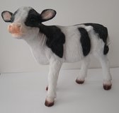 Farmwood animals | koe kalf polyresin | 34x16x30 cm