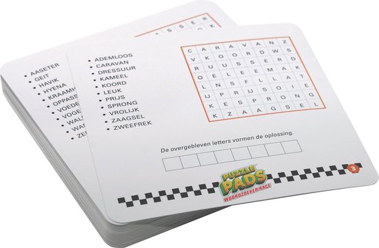 Thumbnail van een extra afbeelding van het spel PuzzlePads - Woordzoeker race - Bordspel
