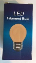 Gloeilicht Kogellamp LED 2W vervangt 15W 45x70mm 2200K Flame Niet Dimbaar Grote fitting E27
