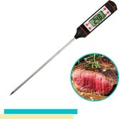 Lynnz® digitale vleesthermometer 300 graden - kernthermometer - bbq thermometer - bbq accesoires - suikerthermometer - thermometer koken - oventhermometer - draadloos