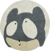 Woolable - Edgar Plans Kids - Wollen Vloerkleed - Astromouse - Ø100 cm