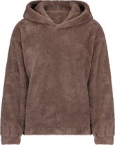 Hunkemöller Nachtmode Dames Hoodie Fleece Snuggle  - Grijs - maat 2XS