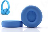 Luxe Lederen Oorkussen Set Geschikt Voor Apple Beats By Dr. Dre Solo Pro  - Vervangende Koptelefoon Earpads - Oor Kussens - Ear Pads - Oorkussens Met Memory Foam Binnenlaag - Licht
