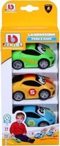 BB JUNIOR - LAMBORGHINI a frictie - Set van 3 voertuigen