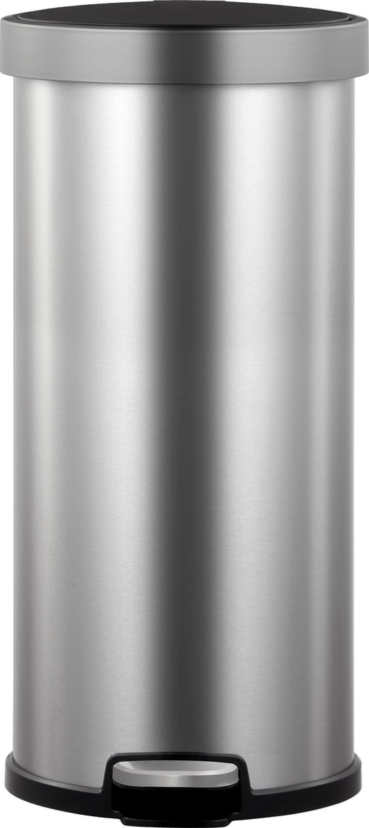 Goedkoopste EKO - Aria pedaalemmer rond 35 liter - Stainless steel - mat RVS - Prullenbak