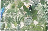 Une Unique Living | Napperon Tropique | Rectangulaire | Polyester | Vert | Conception 2 | 43,5x28,5cm