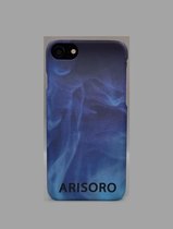 Arisoro iPhone se 2020 hoesje - Backcover - Blue Smoke