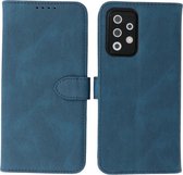 Samsung Galaxy A52 - A52 5G Hoesje - Portemonnee Book Case - Kaarthouder & Magneetlipje - Kunstleer - Blauw