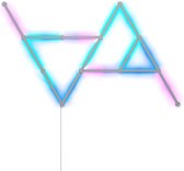 Nanoleaf Lines 60 Degrés Kit de Démarrage, 15 Barres Lumineuses LED RGBW Connectées - Appliques Murales Luminaires Intérieur Modulaires Wi-Fi 16M Couleurs, Compatible Siri, Google, Alexa, pour Salon Chambre Gaming