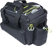 Basil Miles XL Pro Bagagedragertas MIK - 9-36 Liter - Zwart/Lime