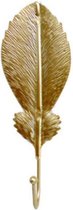 Leaf Kapstokhaak – 20 x 7 cm (L x B) – Goud