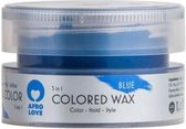 AFRO LOVE COLORED WAX 100ML #BLUE