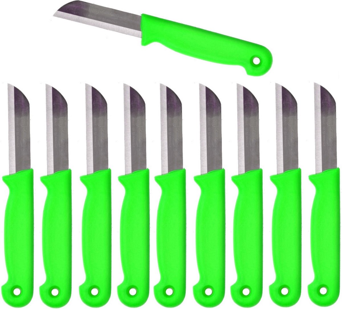 Solingen Schilmesje Duits - Groen - RVS - 18.5 cm. - 500 stuks