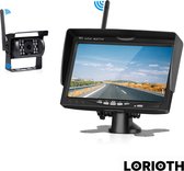 LORIOTH® Achteruitrijcamera - Auto camera - Inclusief monitor - Wifi auto Camera Systeem- MP4 - MP4 - HD