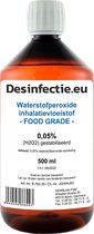 Waterstofperoxide Inhalatievloeistof 0,05% 500ml - FOOD GRADE -