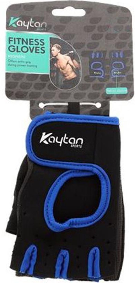 Kaytan - Fitness Handschoenen - Blauw - Maat S / M - Sport