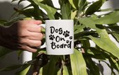 Dog On Board Keramische Mok, Grappige Cadeau Voor Hondenbezitters, Mok Met Schattige Poten, Koffie Mokken Voor Hondenliefhebbers, D015-034W, 11oz,
