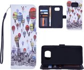 Bookcase Geschikt voor: Motorola G9 hoesje met print - Air Balloon