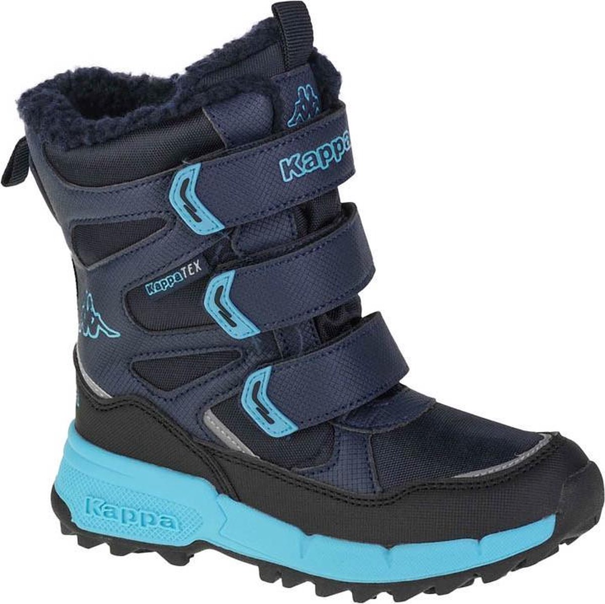 Kappa unisex kinderlaarzen winterschoenen gevoerd 260902K Blauw