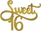 Akyol taart topper sweet 16 | Verjaardag | 16 | Sweet sixteen | Birthday | Cadeau | Taart | Cake |