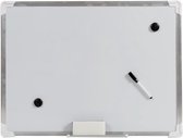 Simplestore Whiteboard Magnetisch - 60x45 cm - Gelakt staal - Met afleggoot