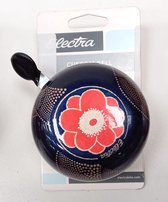 Electra - Design fietsbel - japanse bol - hanami - XL formaat - blauw met rood
