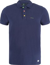 Polo Korte Mouw Kerikeri Native Navy Blauw (21CN150 - 281)