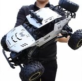 Monstertruck 37 cm | 1:12 4WD RC Automaat | Versie 2.4G Radio Control | RC Auto Speelgoed | afstandsbediening auto Off Road - Zwart
