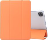 FONU Shockproof Folio Case iPad Pro 2021 - 12.9 inch - Pencil houder - Oranje