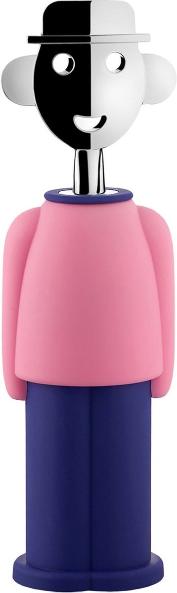 Alessi Alessandro Kurkentrekker Roze/blauw