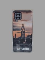 Arisoro Samsung Galaxy A42 hoesje - Backcover - Londen