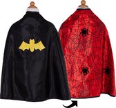 Batman / Spiderman cape - omkeerbaar - 2-zijdig - superheld - verlkeden