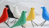 Crazy Clay Art - houten vogel - blauw