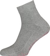 FALKE Light Cuddle Pads dames huissokken - dun - grijs (grey melange) - Maat: 35-38