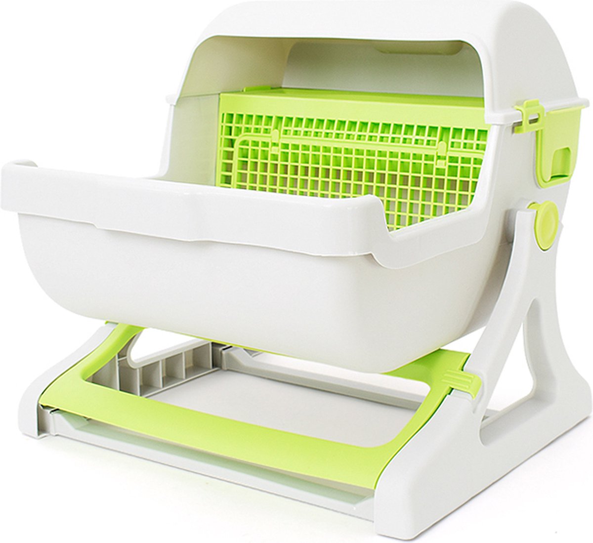 Eyzo Zelfreinigende Kattenbak Lime Groen - 50x50x46 cm - Toilet voor Katten
